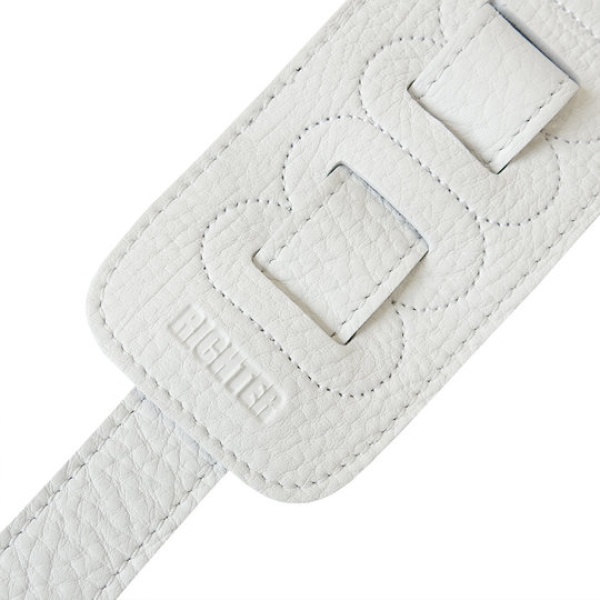 Richter Straps Luxury Beluga White Gitarrengurt, #1067